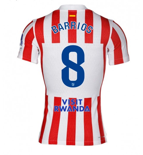 Atletico Madrid Pablo Barrios #8 Hjemmedrakt 2025-26 Korte ermer Atletico Madrid Pablo Barrios #8 Hjemmedrakt 2025-26 Korte ermer